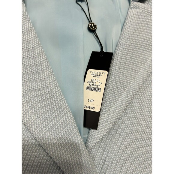 TALBOTS‎ Blue Song Jacket Blazer 14p NWT - Picture 6 of 10